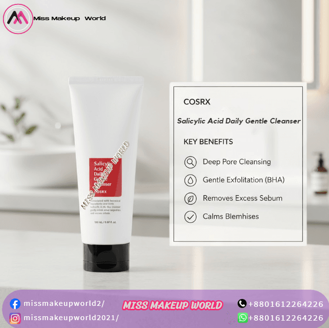 cosrx salicylic acid gentle cleanser 150 ml image 1
