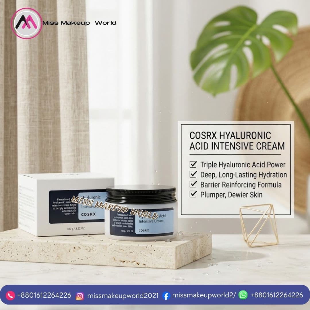 COSRX Hyaluronic Acid Intensive Cream for dry skin - Miss Makeup World
