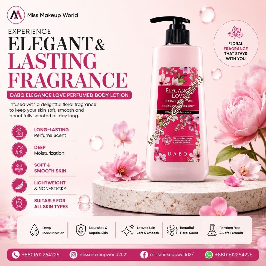dabo elegance love perfume body lotion