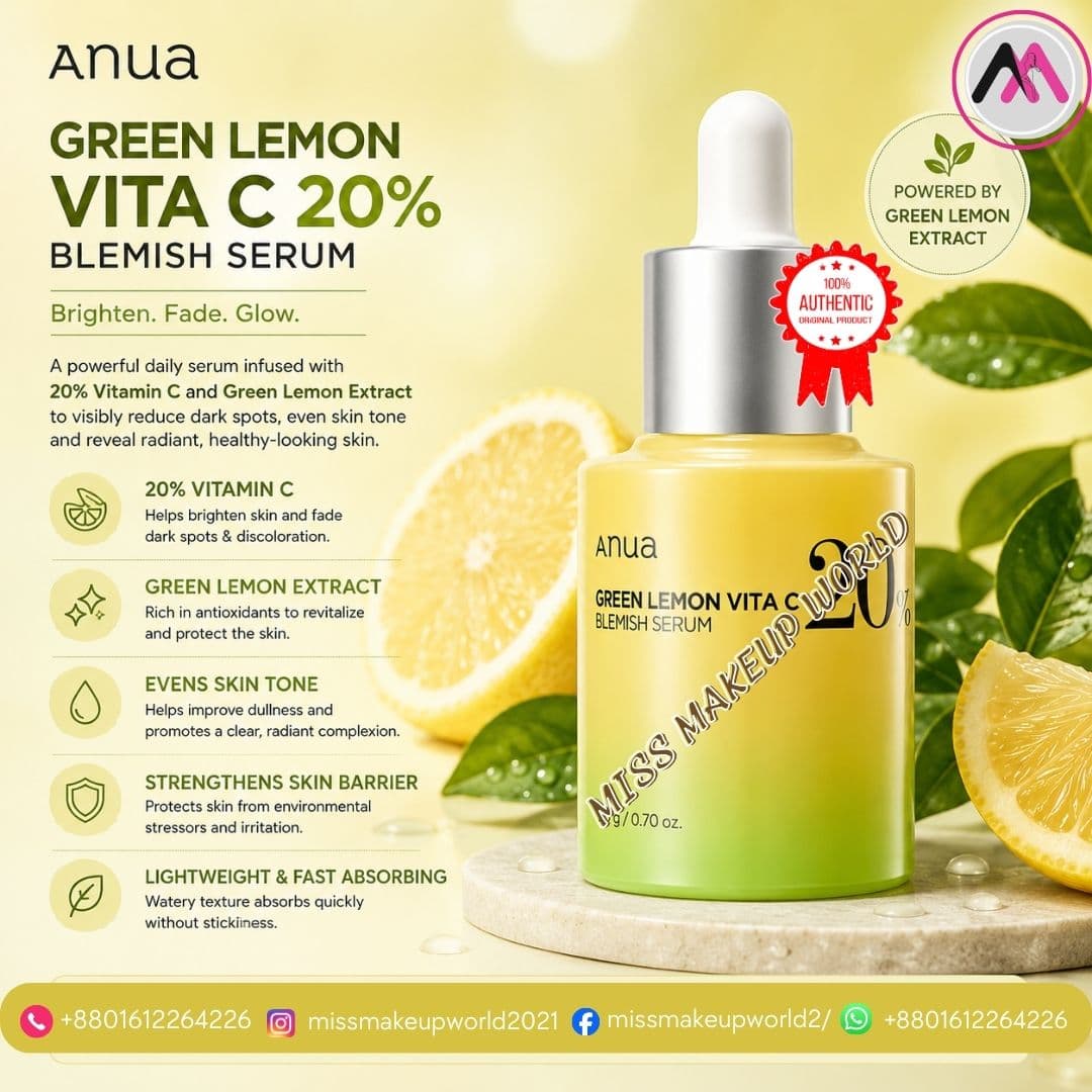 Anua Green Lemon Vitamin C Blemish Serum 20g