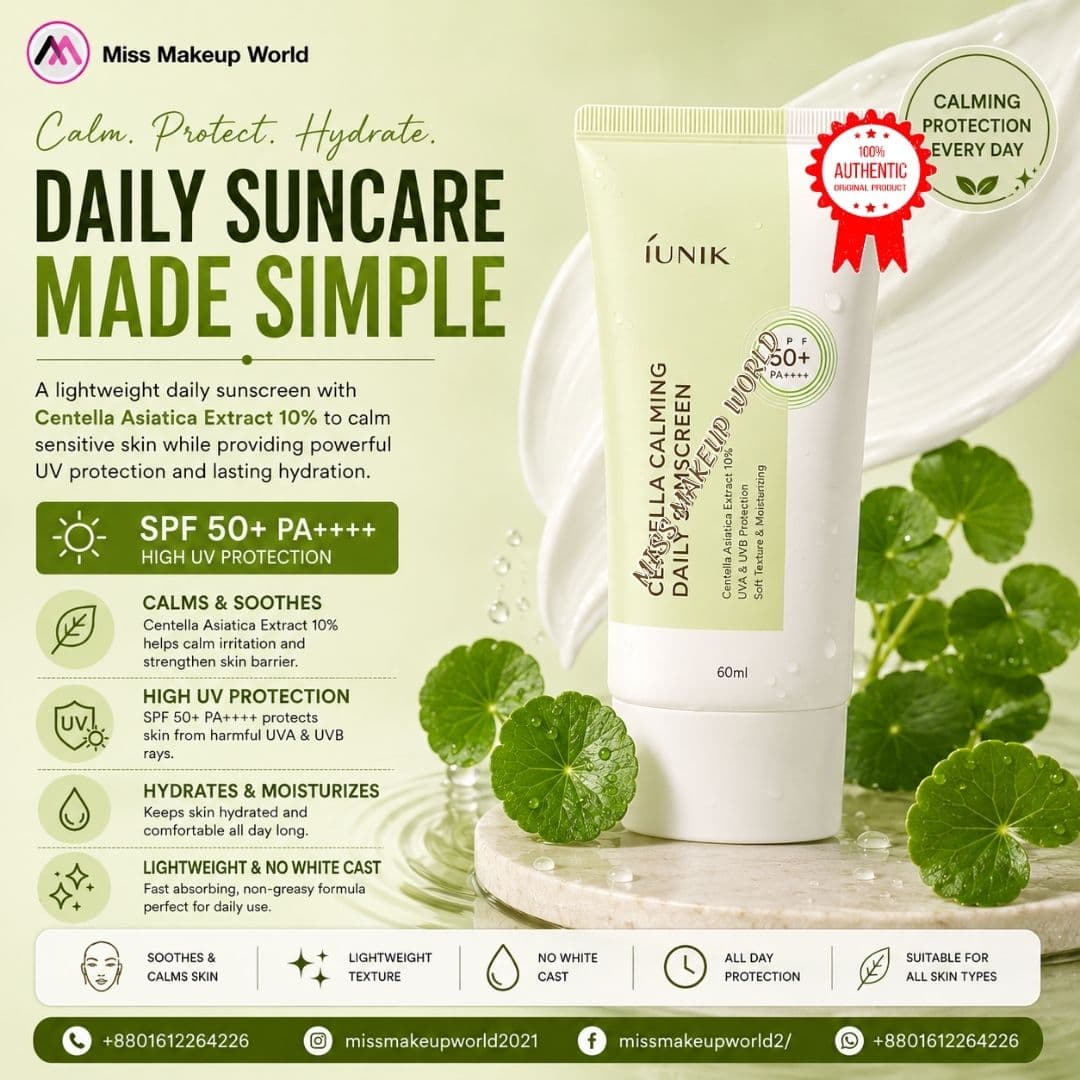 iUNIK Centella Calming Daily Sunscreen 60ml