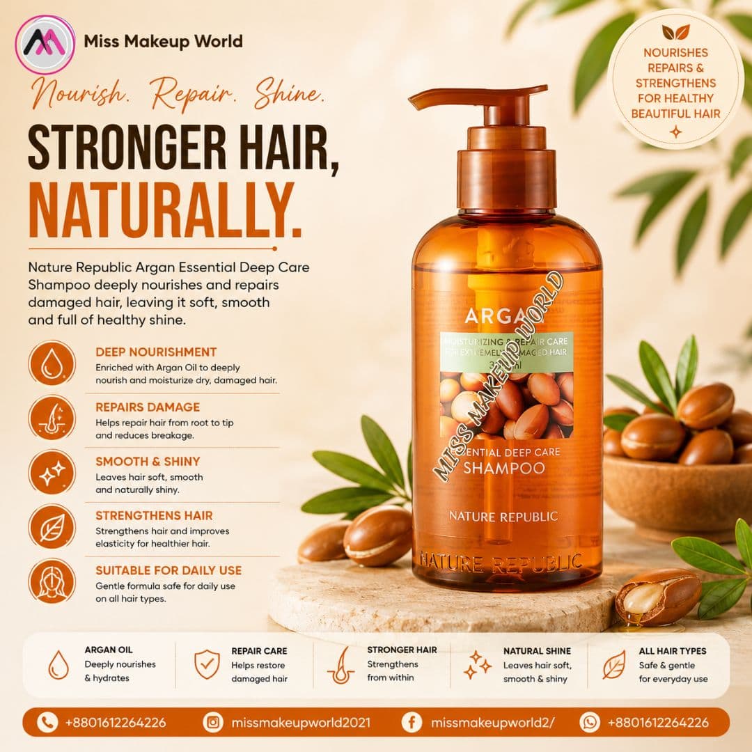 Nature Republic Argan Essential Deep Care Shampoo 300ml